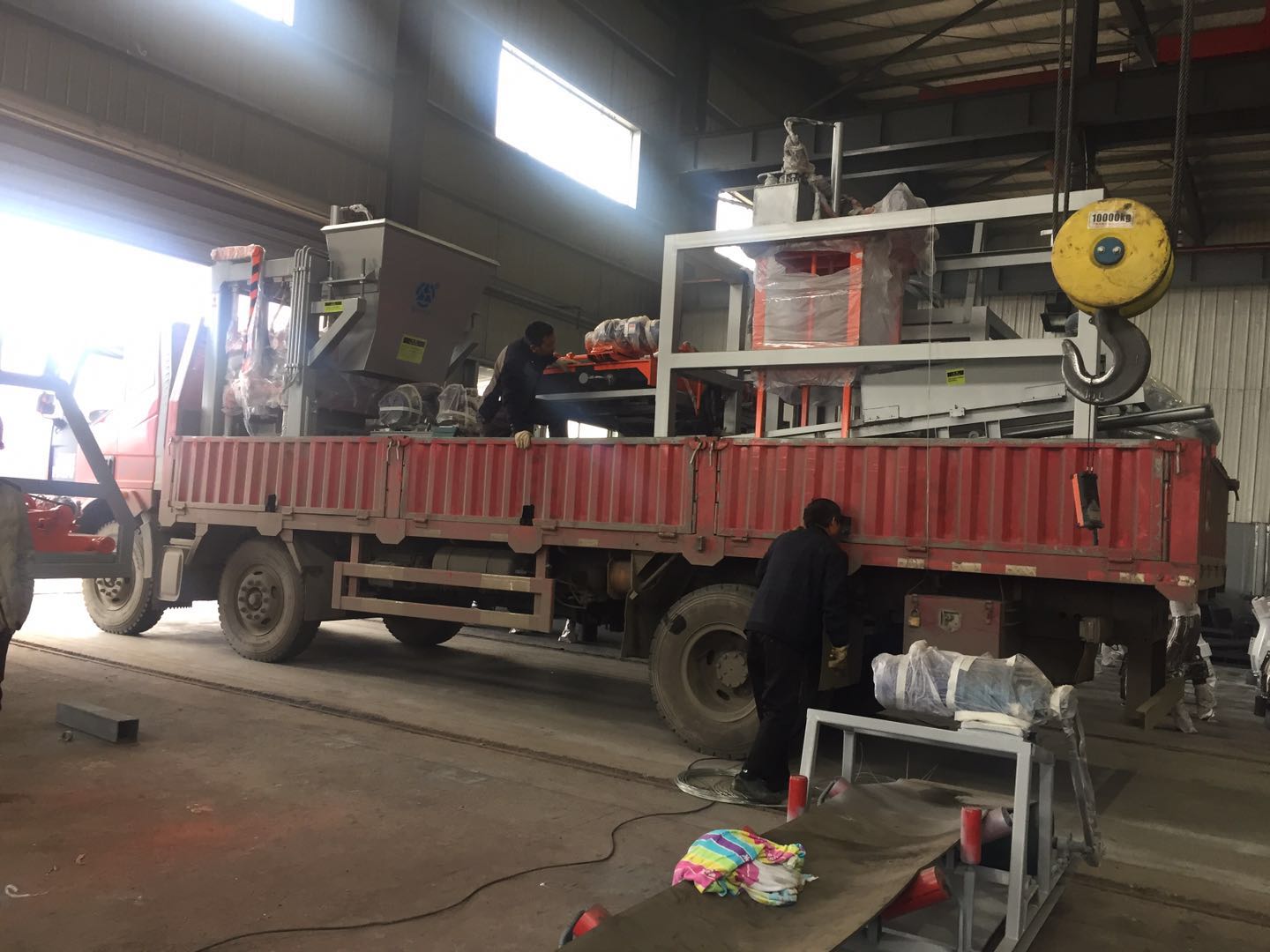 湖南省漣源市白馬山鎮(zhèn)石總訂購(gòu)的QTY5-15今天發(fā)貨啦！